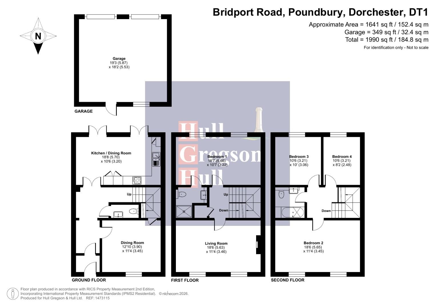 Floorplan for Bridport Road, Poundbury, Dorchester