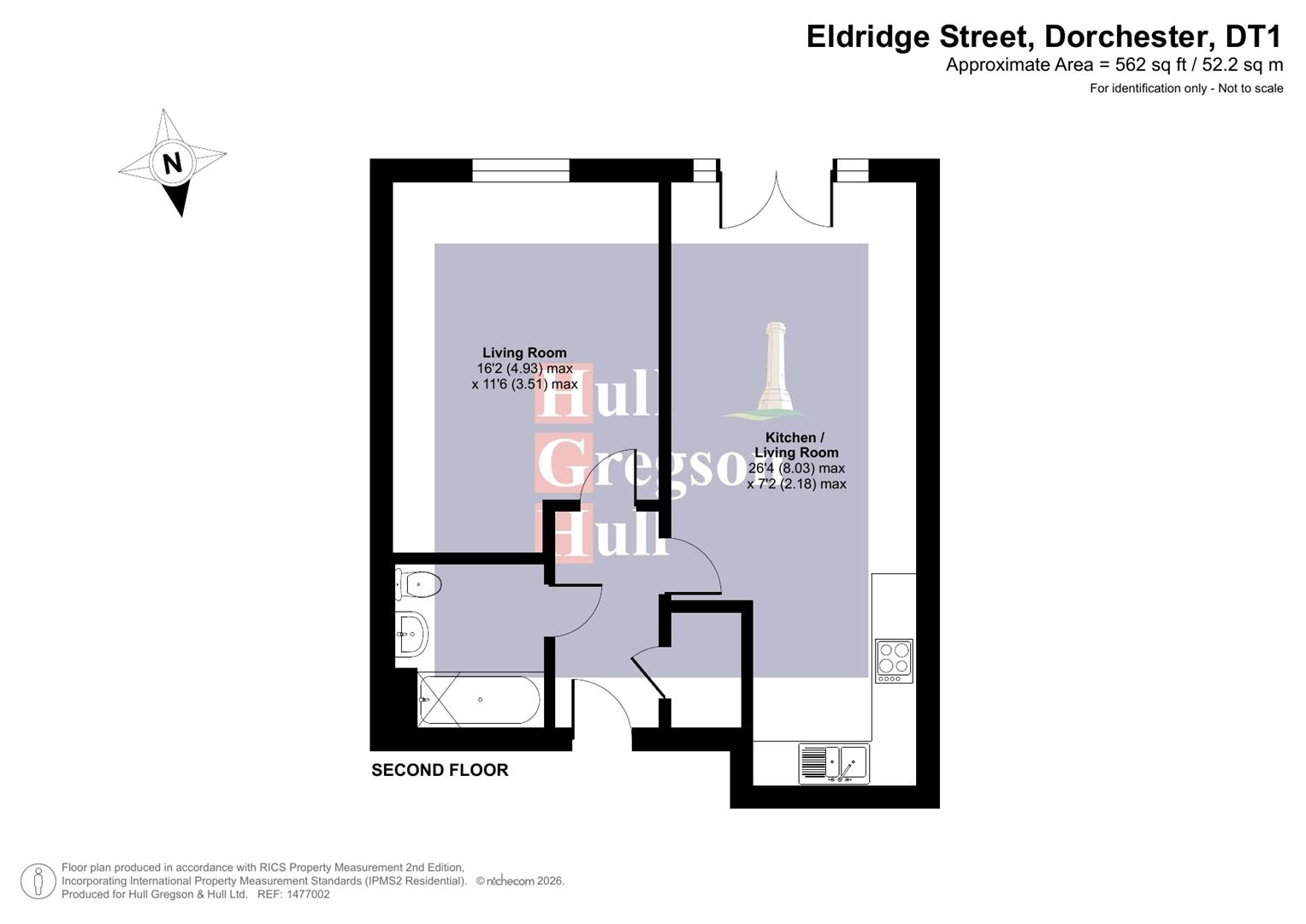Floorplan for Eldridge Street, Dorchester