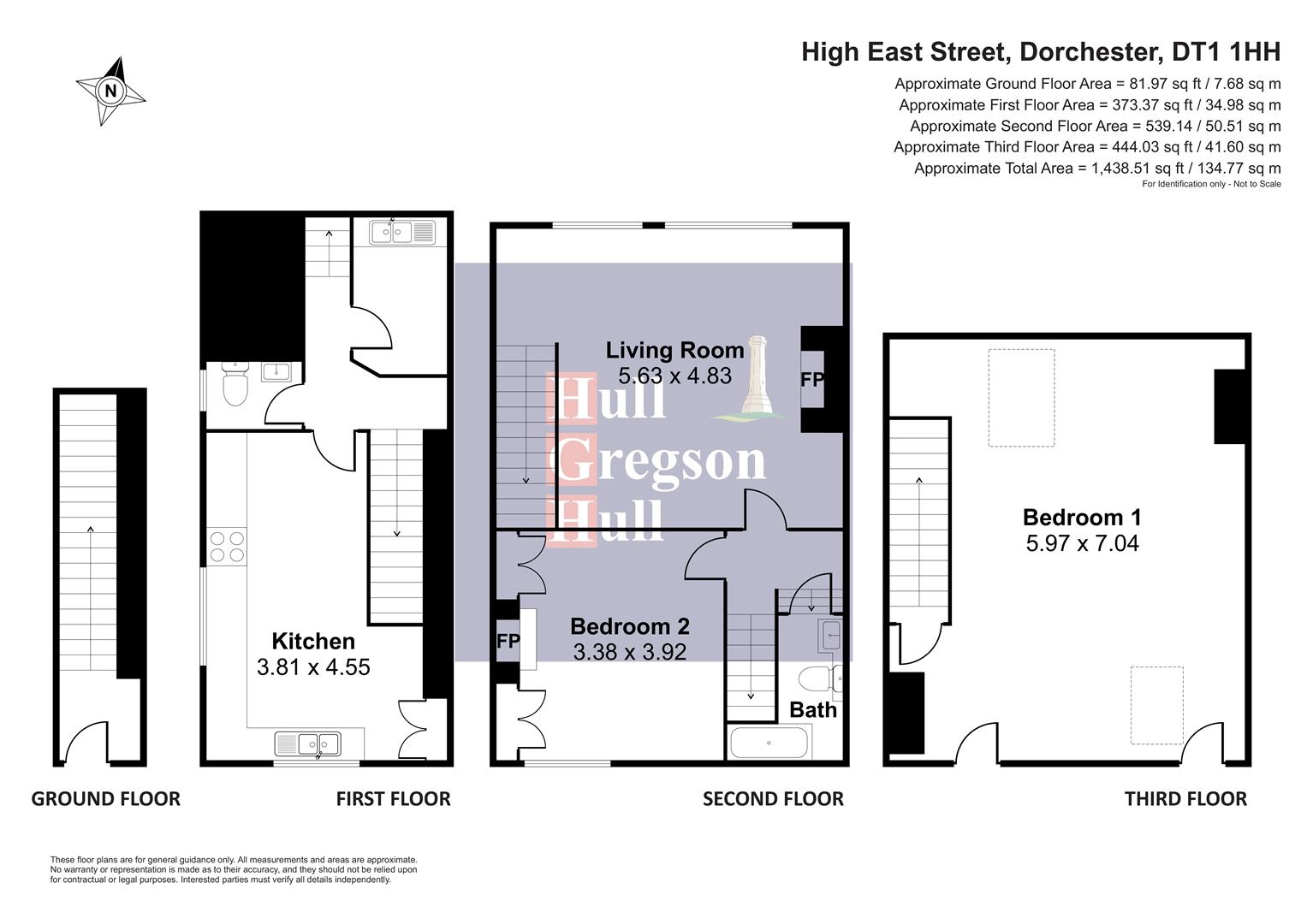 Floorplan for High East Street, Dorchester
