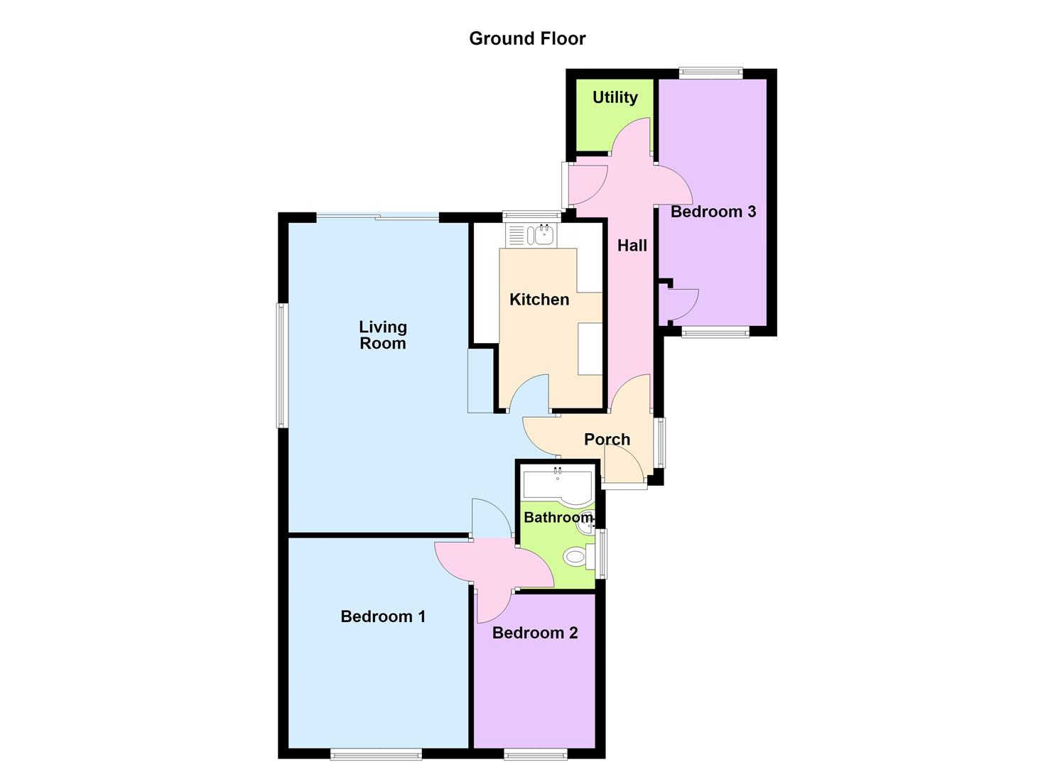 Floorplan for Chafeys Avenue, Weymouth