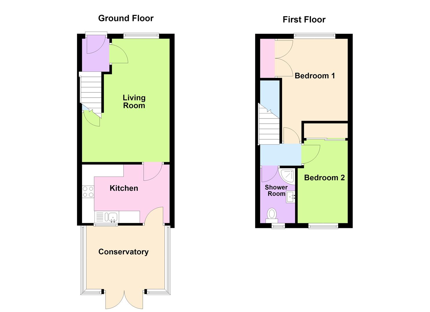 Floorplan for 22, Reedling Close, Weymouth, Dorset, DT3 5RX