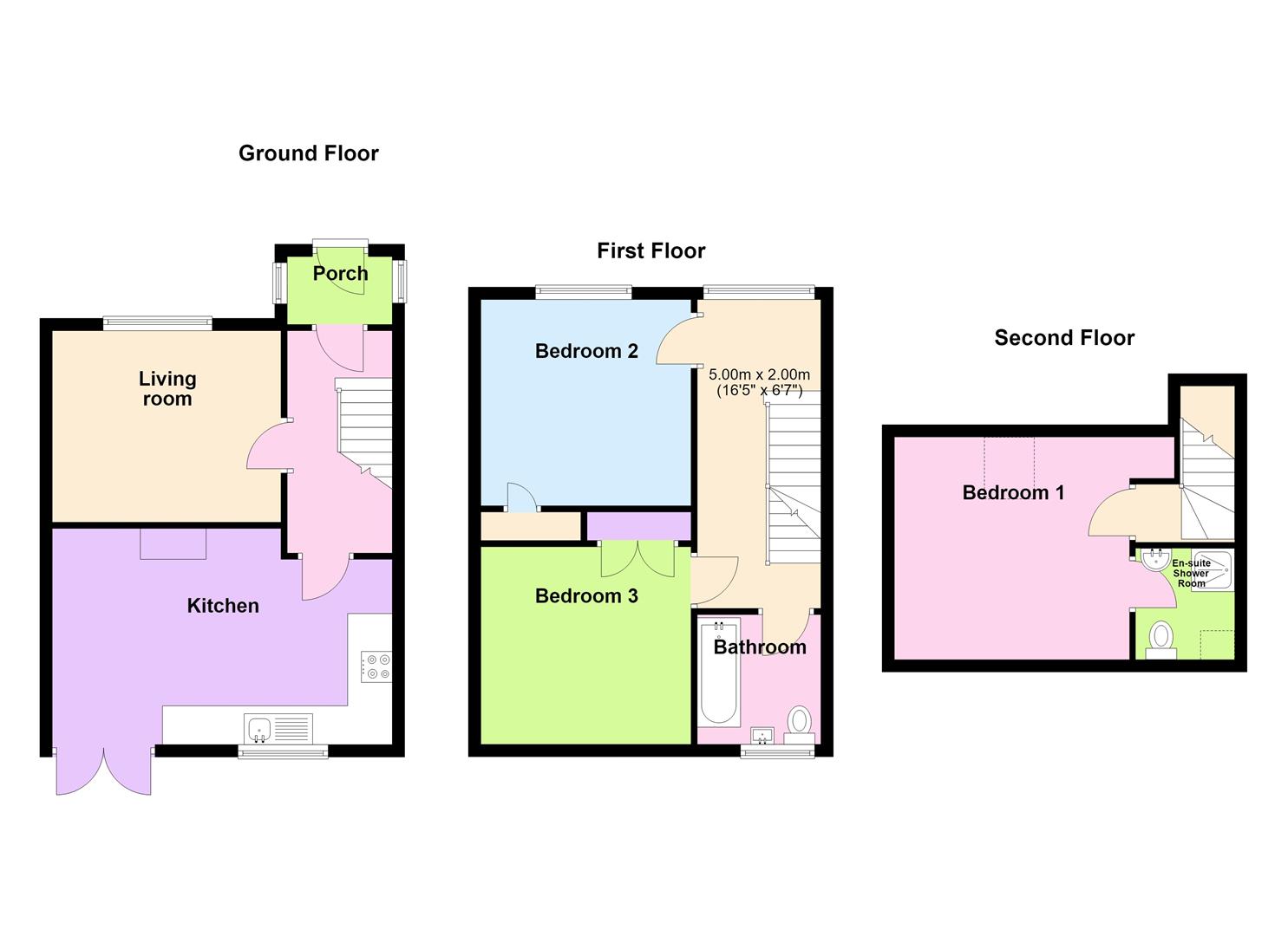 Floorplan for Dumbarton Road, Weymouth