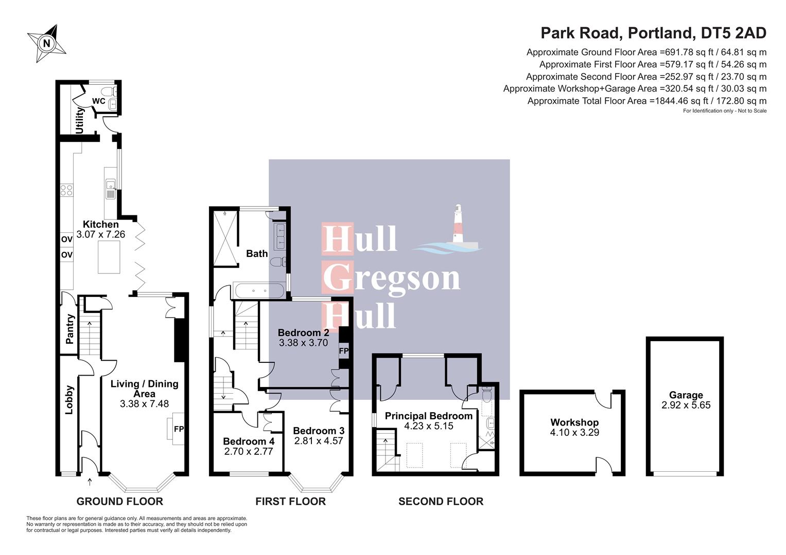 Floorplan for Park Road, Portland