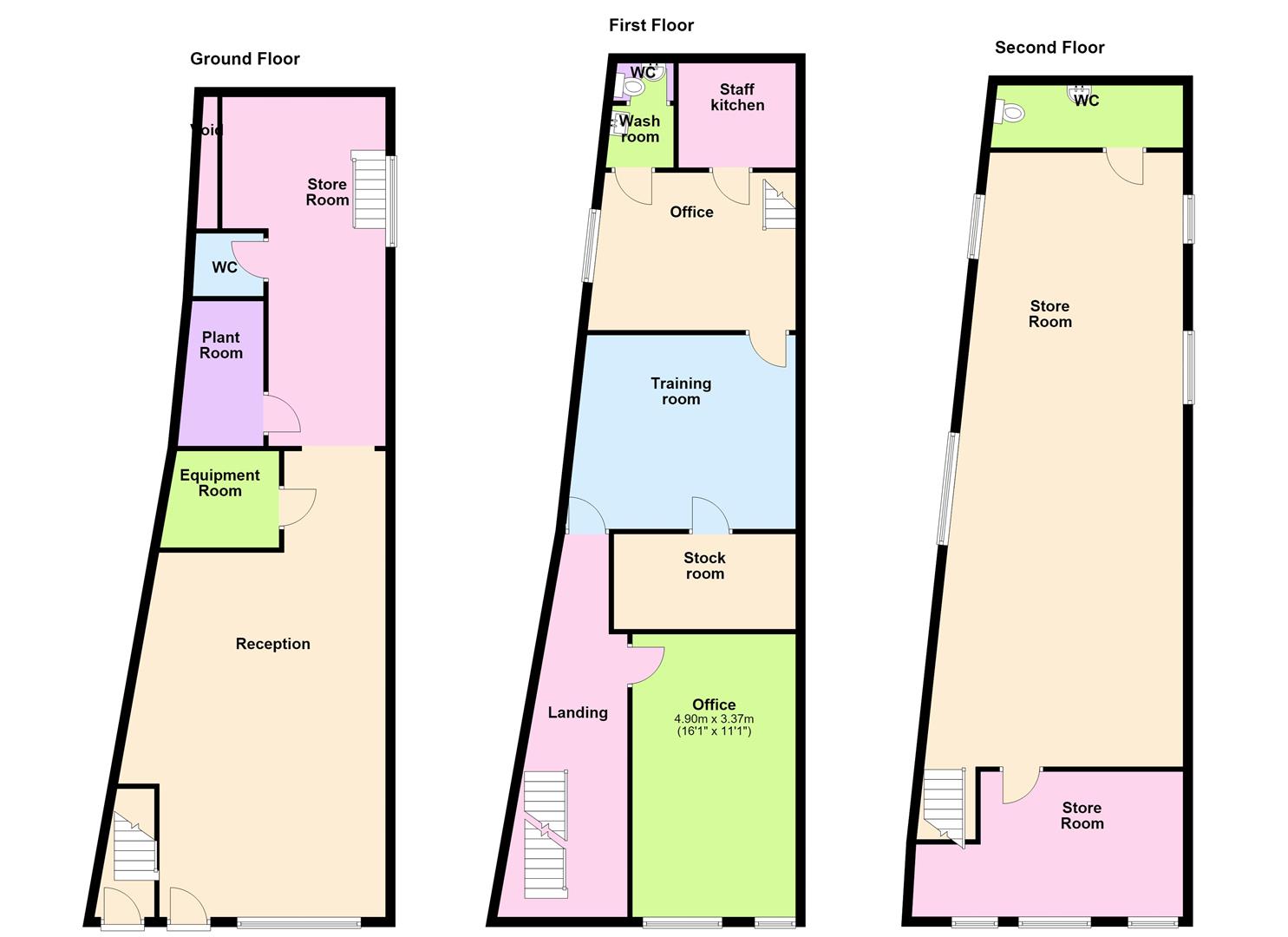 Floorplan for Nothe Parade, Weymouth