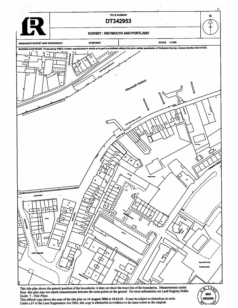 Floorplan for Nothe Parade, Weymouth
