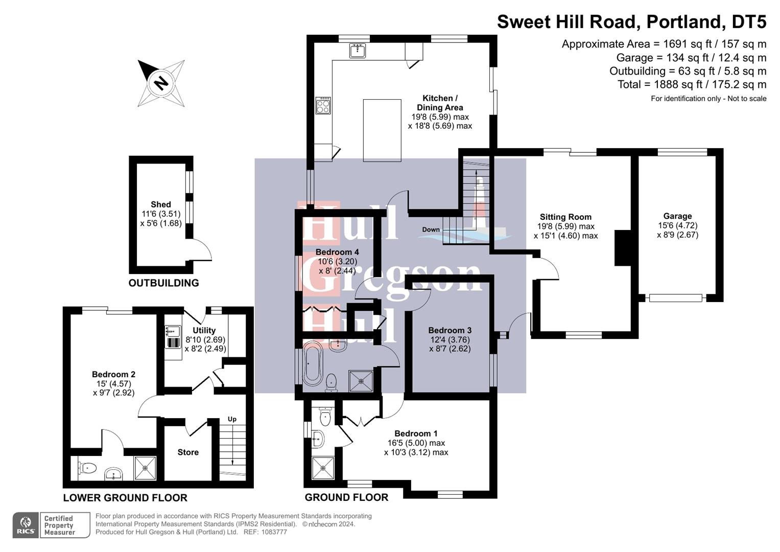 Floorplan for Sweet Hill Road, Portland
