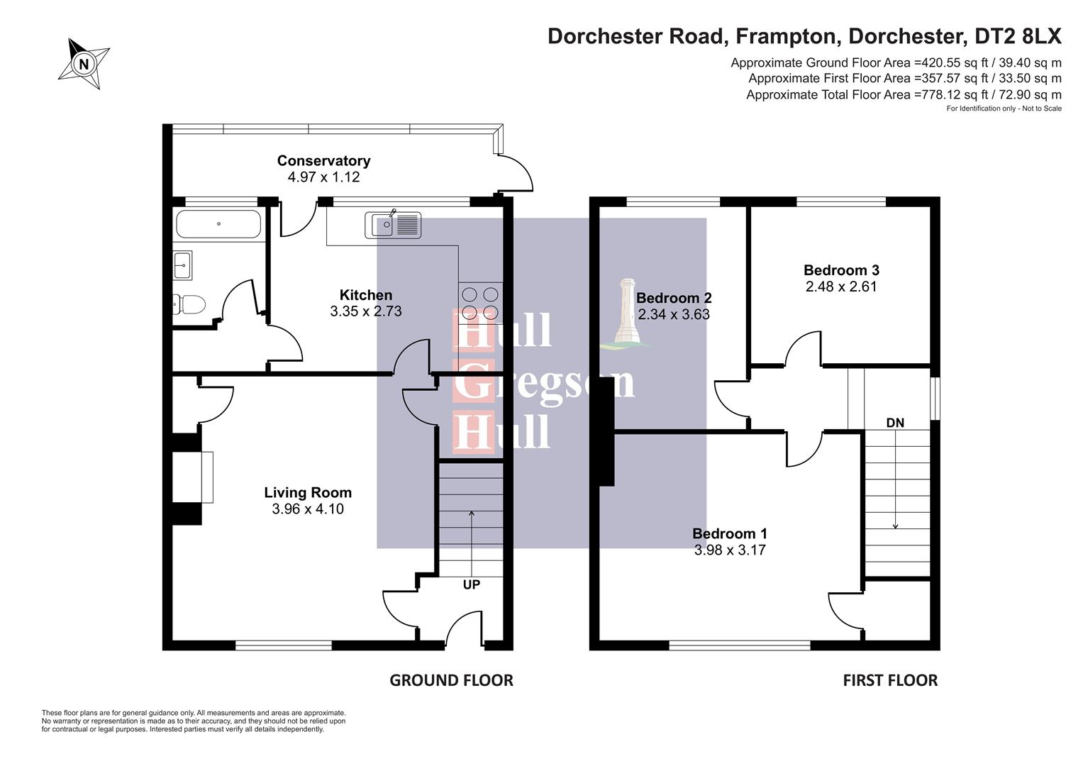 Floorplan for Dorchester Road, Frampton, Dorchester