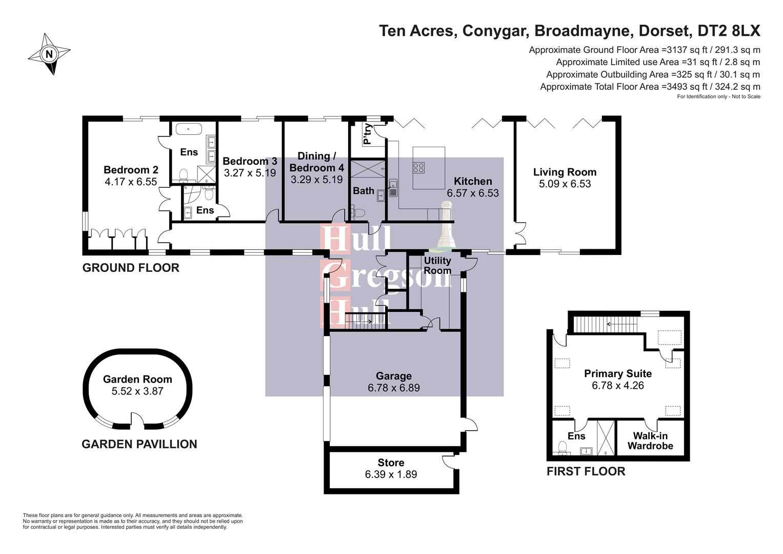 Floorplan for Conygar, Broadmayne, Dorchester