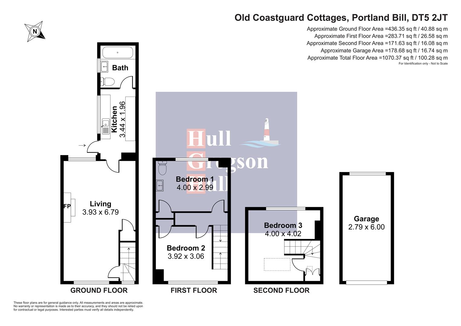 Floorplan for Old Coastguard Cottage