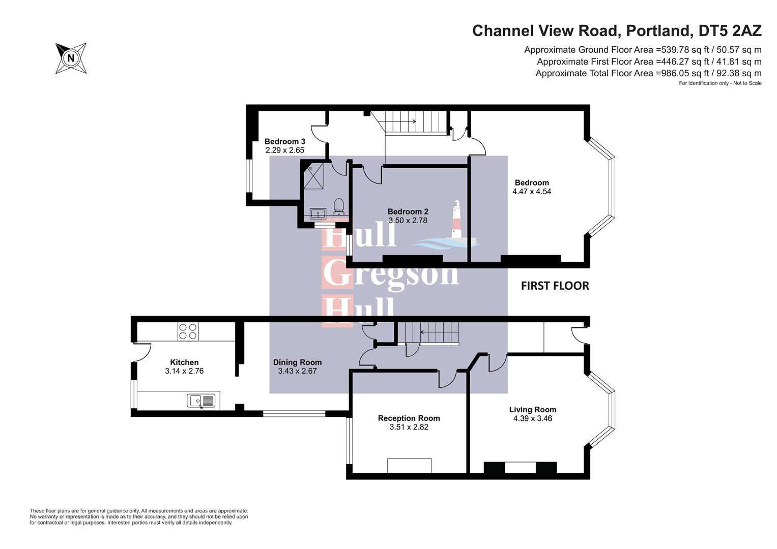 Floorplan for Channel View Road, Portland