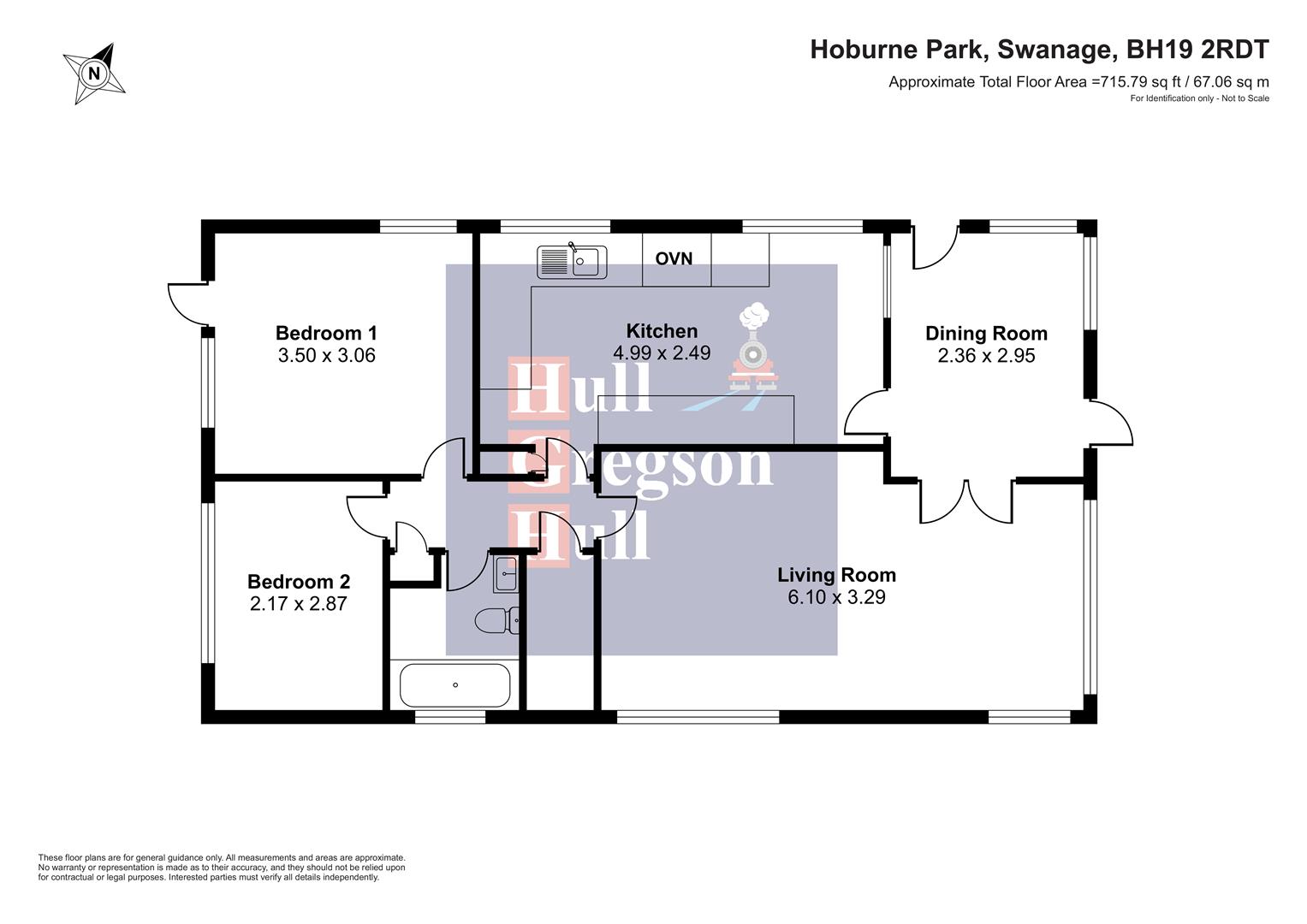 Floorplan for Hoburne Park, Swanage