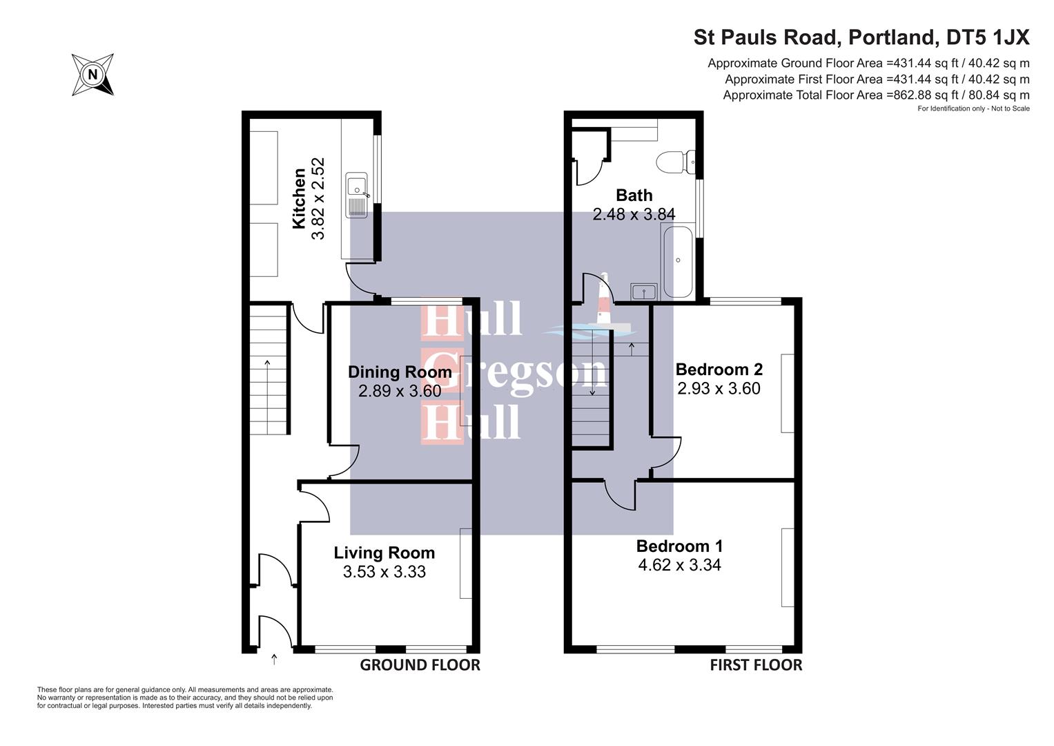 Floorplan for St. Pauls Road, Portland