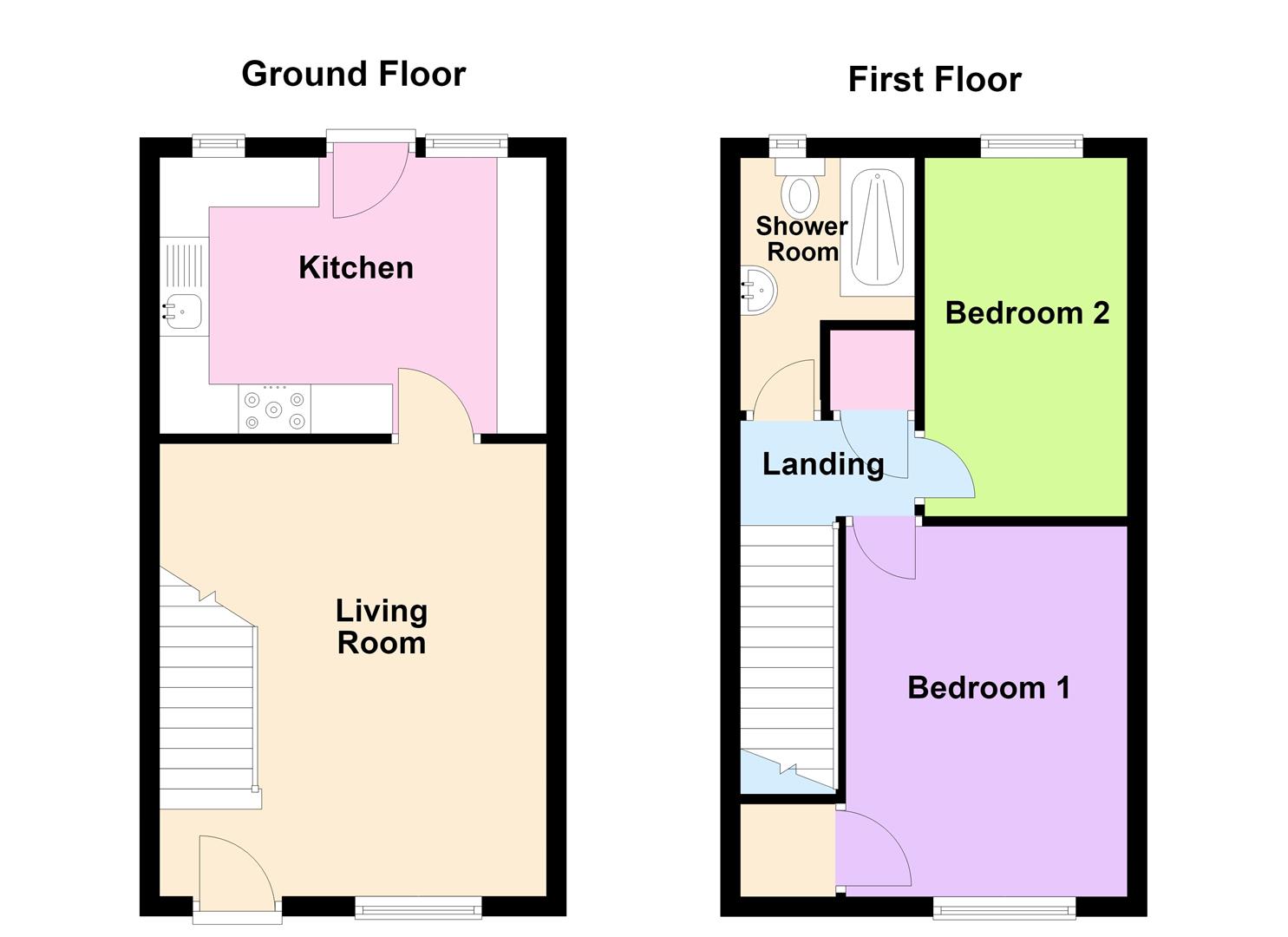 Floorplan for Sundew Close, Weymouth