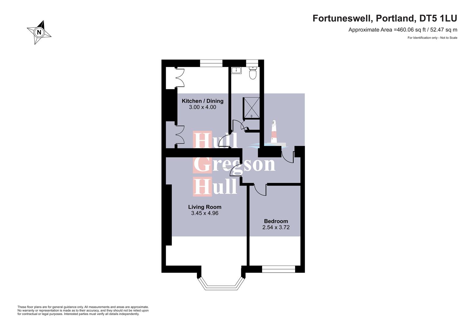 Floorplan for Fortuneswell, Portland