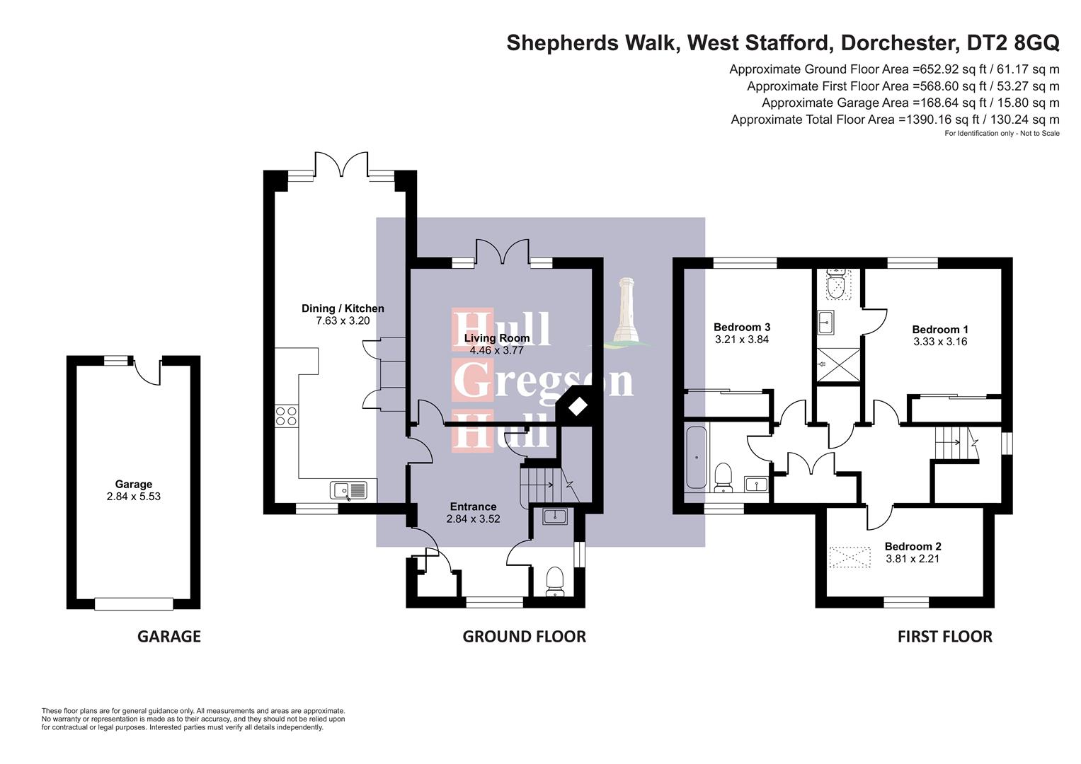 Floorplan for Shepherds Walk, West Stafford, Dorchester