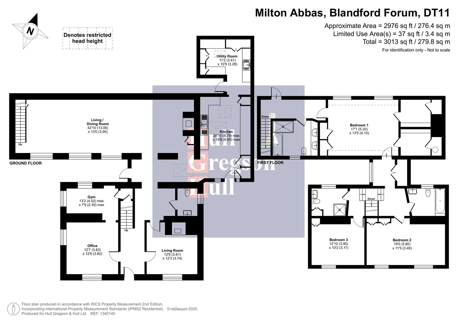 Floorplan for The Old Bakery, Milton Abbas, Blandford Forum