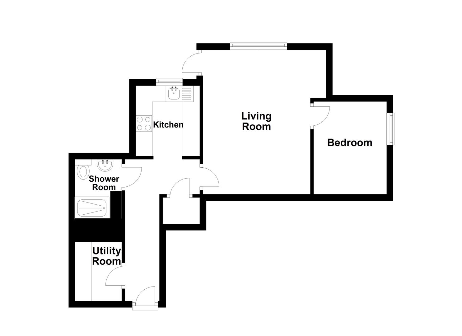 Floorplan for Park Road, Swanage