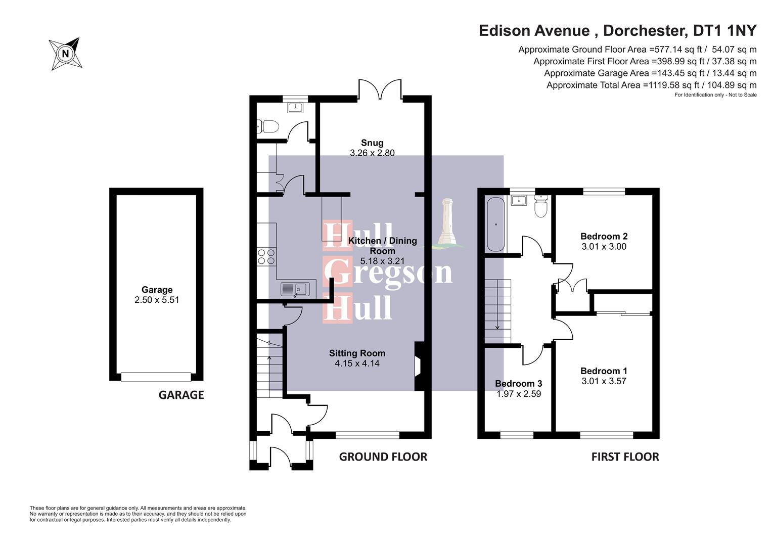 Floorplan for Eddison Avenue, Dorchester