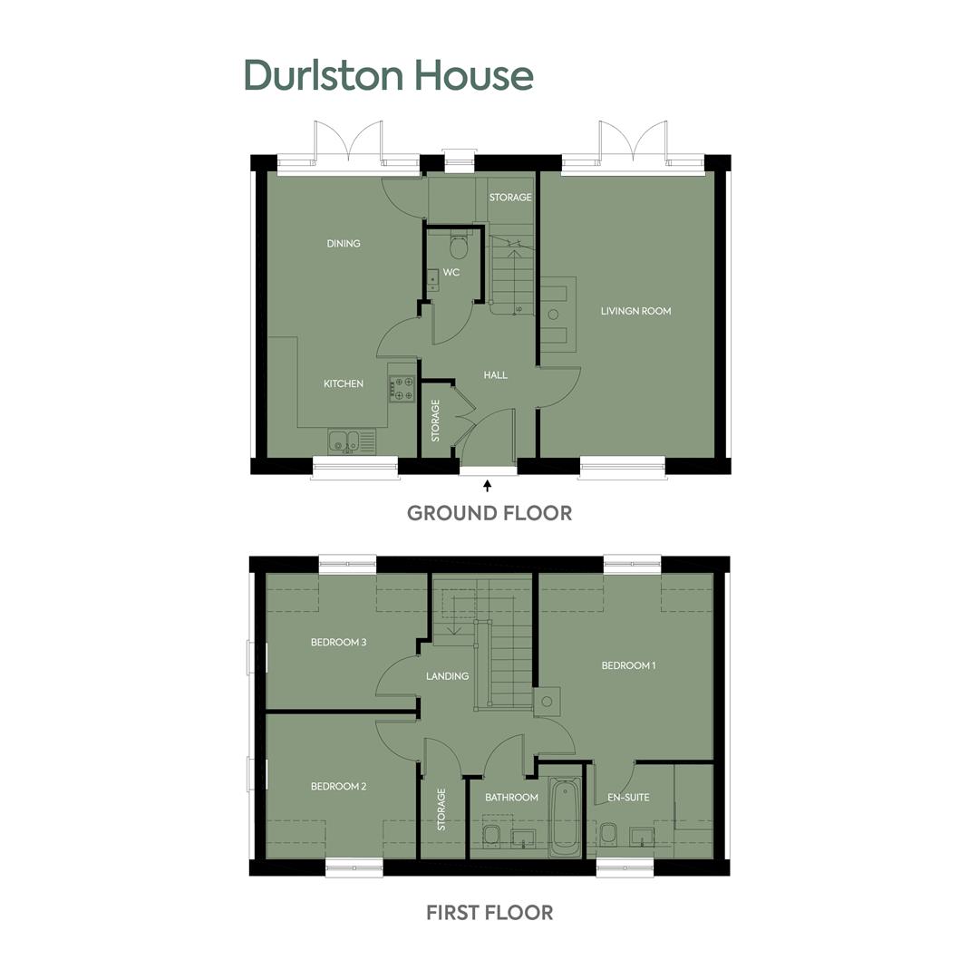Floorplan for Durlston House, The Old Malthouse, Langton Matravers, Swanage