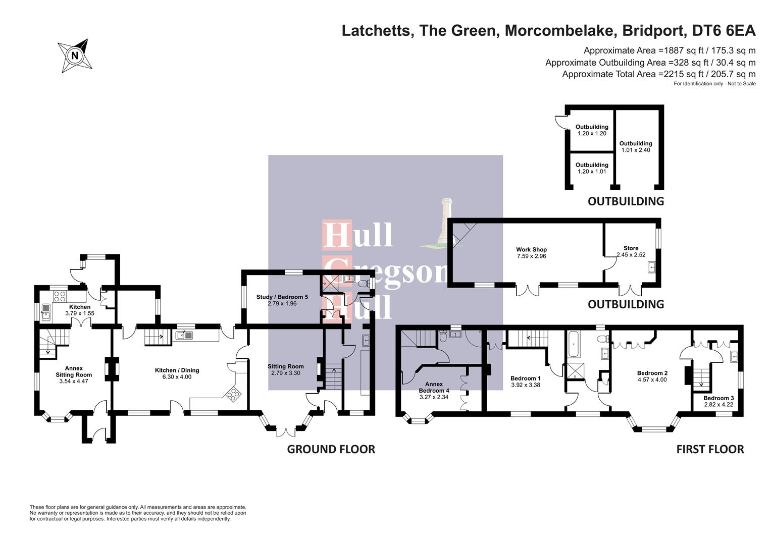 Floorplan for The Green, Morcombelake, Bridport