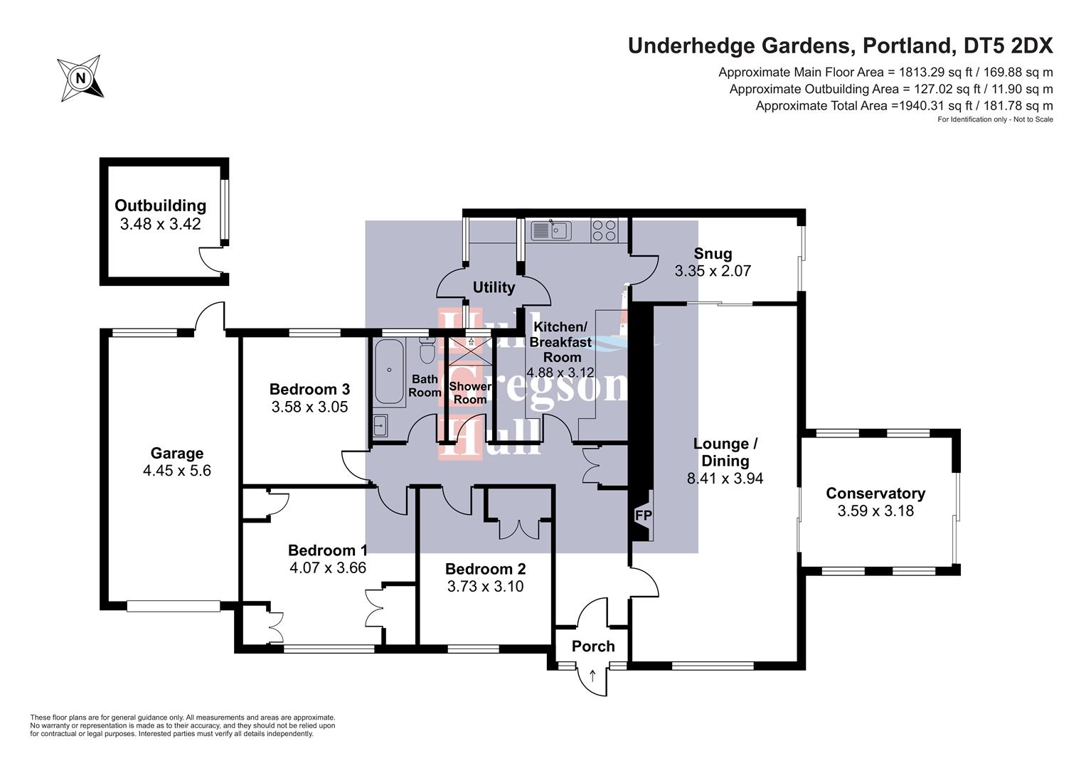 Floorplan for Underhedge Gardens, Portland