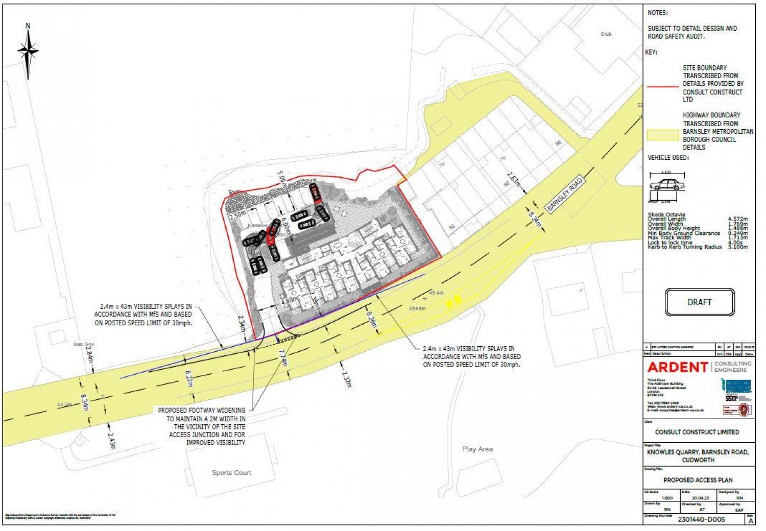 Knowles Quarry, Barnsley Road, South Yorkshire