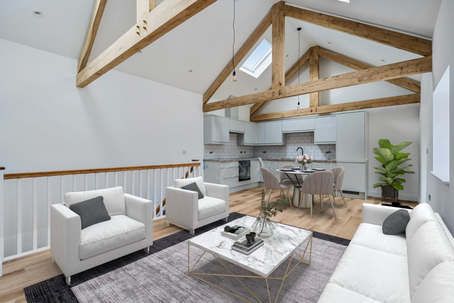 4 bedroom House to let in Huthnance Farm