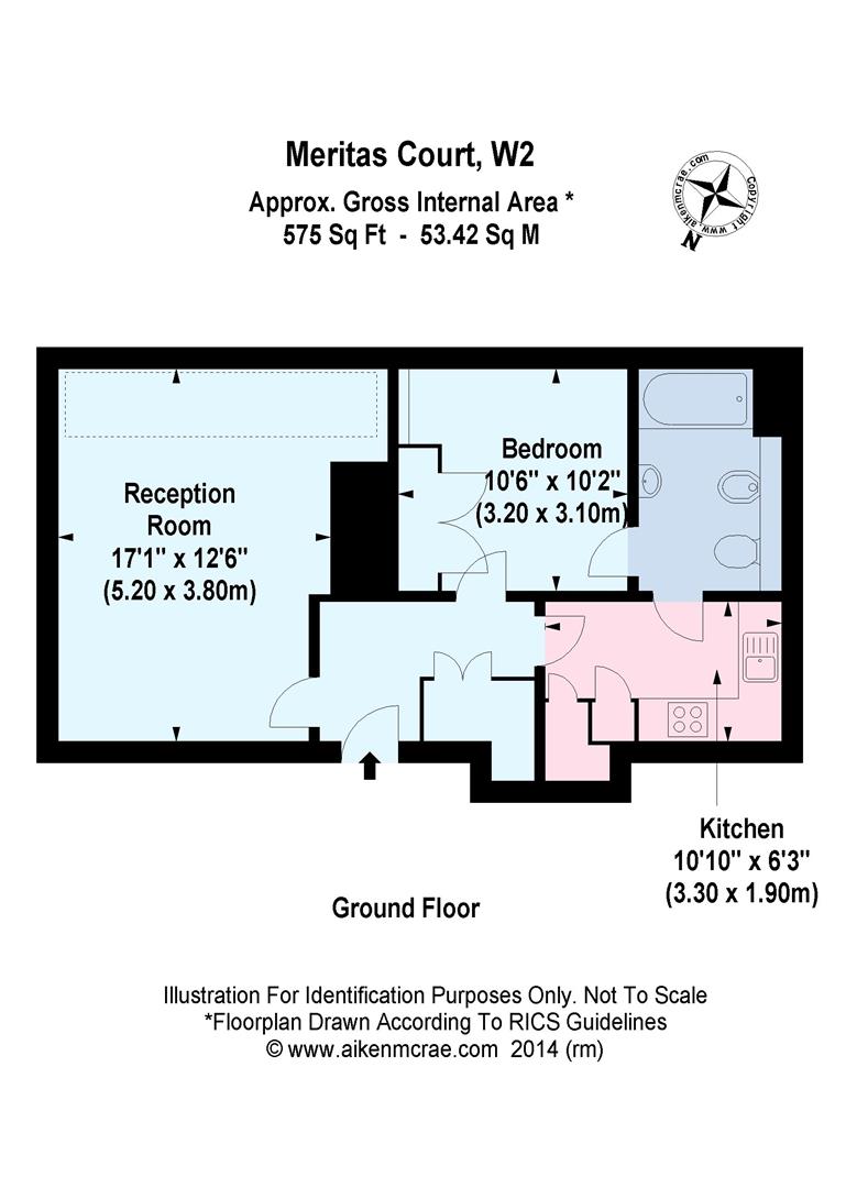 Floorplan for 15 Meritas Court10 Salem RoadLondon