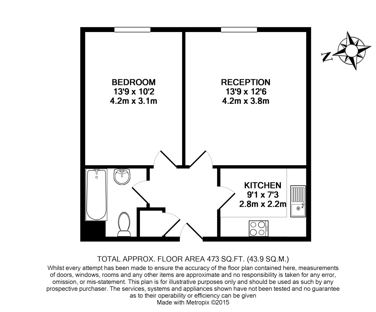 Floorplan for Forum Magnum Square , County Hall Apartments
