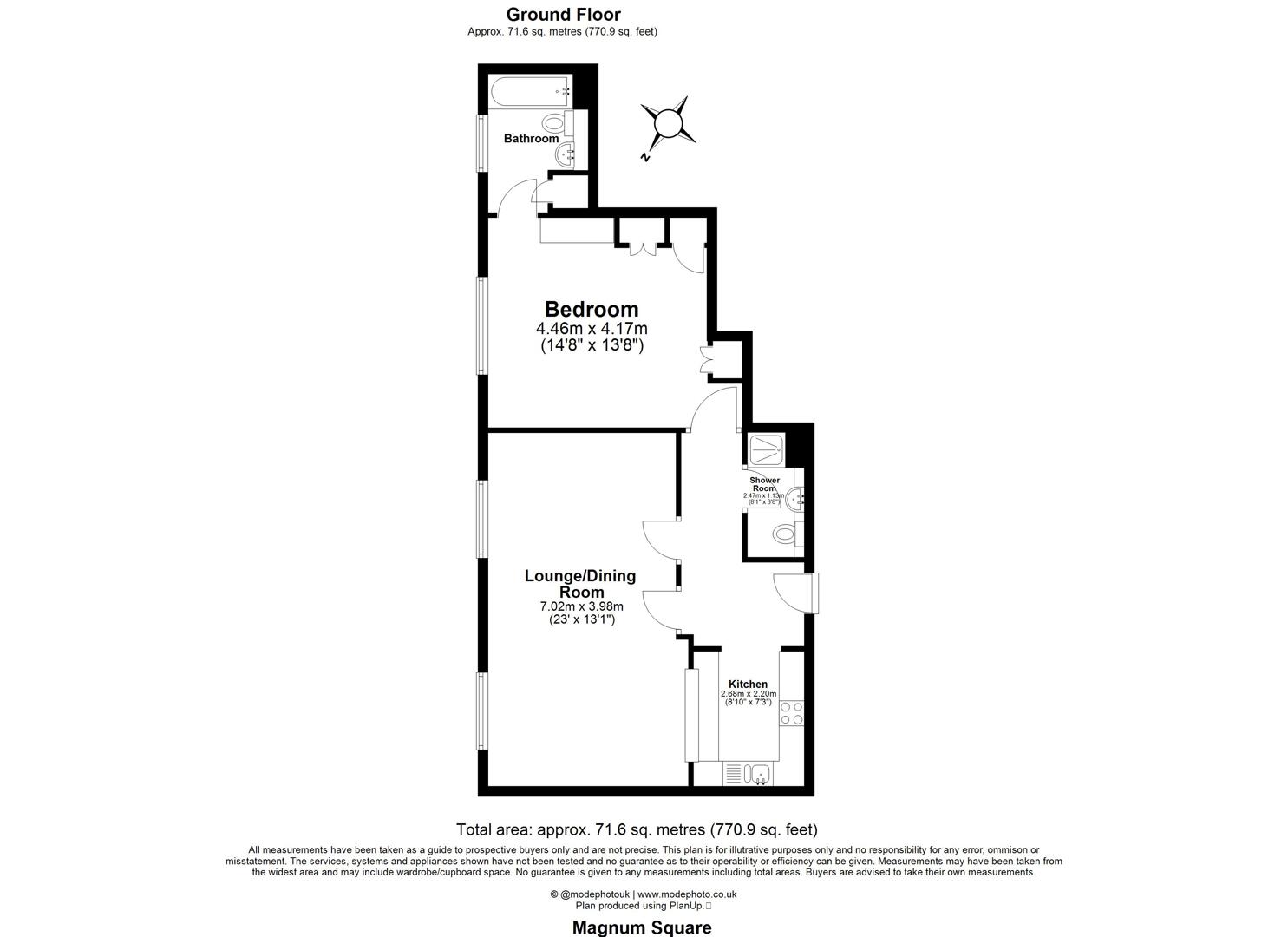 Floorplan for Forum Magnum Square , County Hall Apartments
