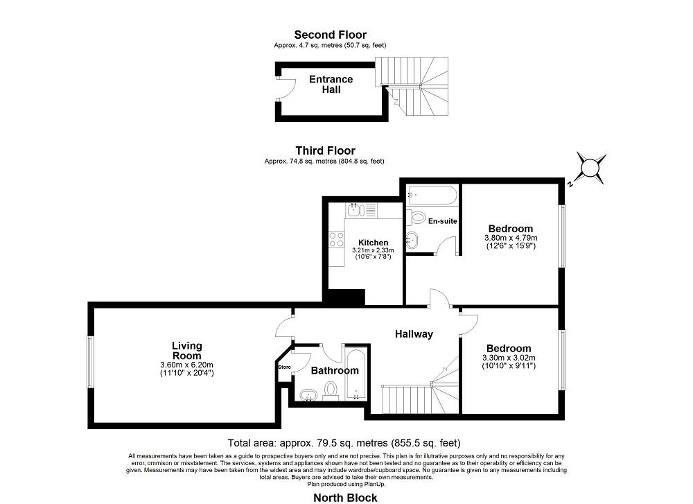 Floorplan for 1C Belvedere Road, Waterloo