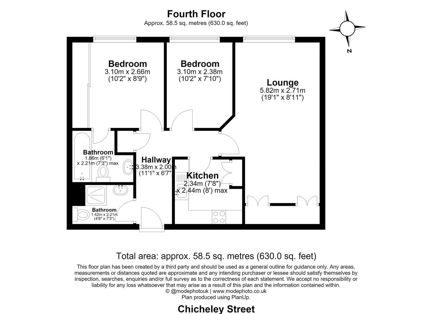 Floorplan for 5 Chicheley Street, Waterloo
