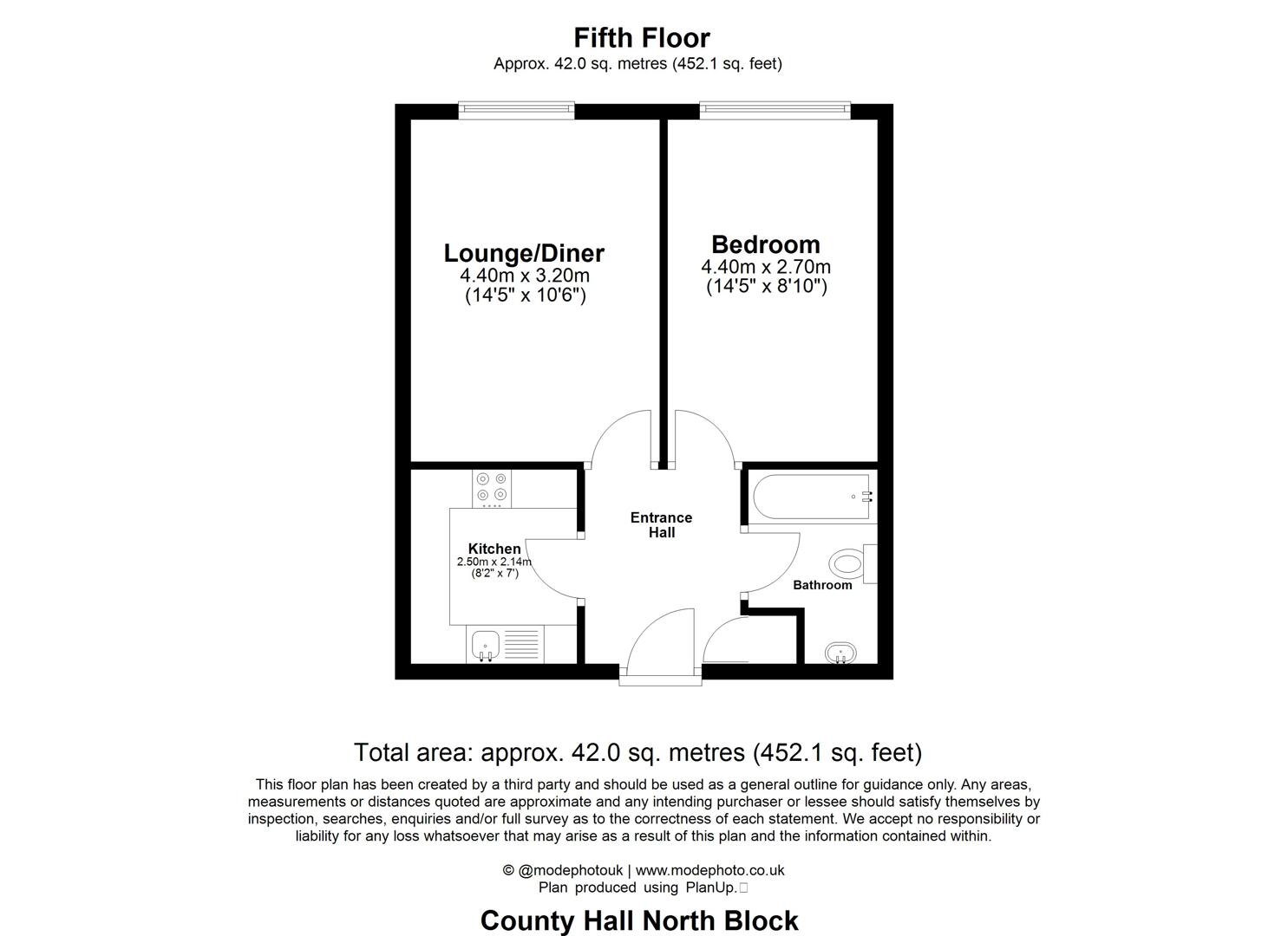 Floorplan for Chicheley Street, County Hall