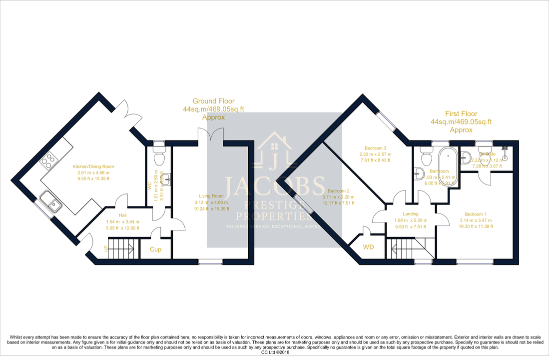 Floorplan for Ocean Drive, Warsop, Mansfield, Nottinghamshire