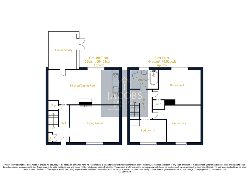 Floorplan for Queens Court, Forest Town, Mansfield, Nottinghamshire