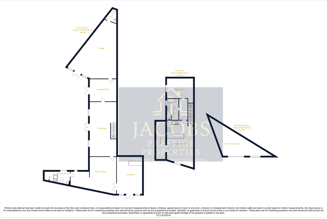 Floorplan for Garden Road, Mansfield, Nottinghamshire