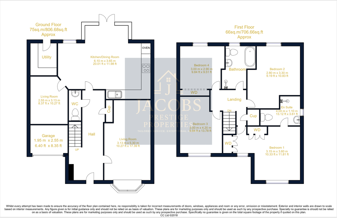 Floorplan for Goldcrest Road, Forest Town, Mansfield, Nottinghamshire