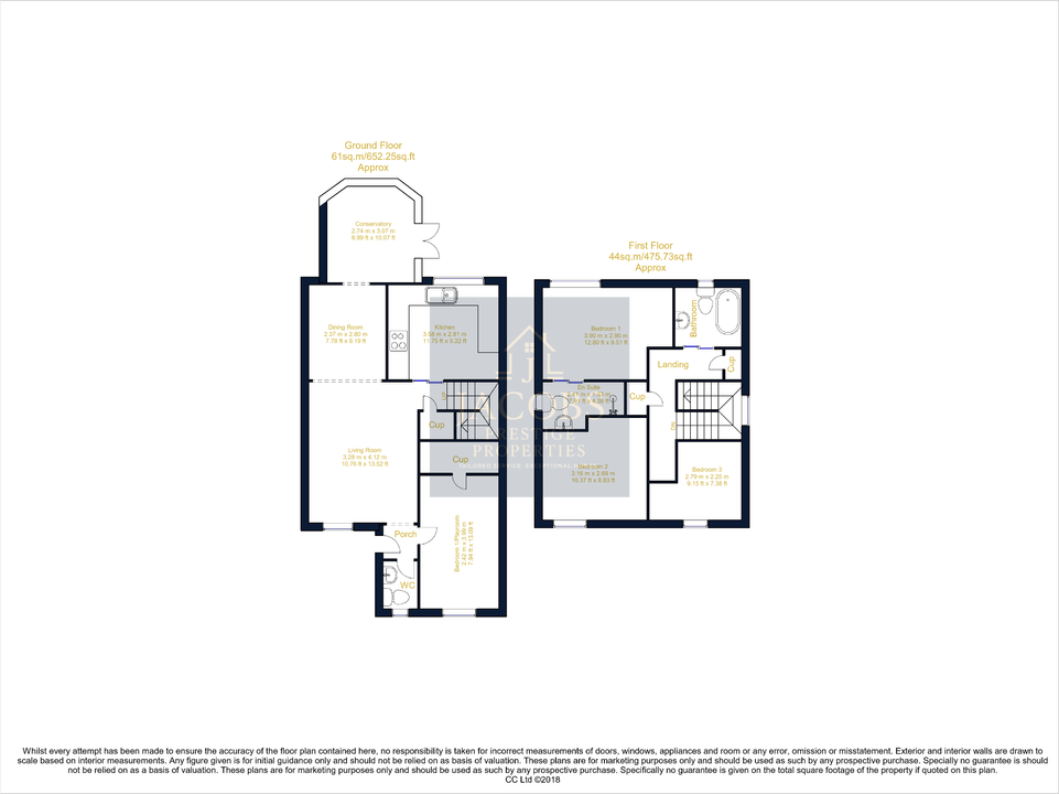 Floorplan for Cranbrook Court, Mansfield Woodhouse, Mansfield, Nottinghamshire