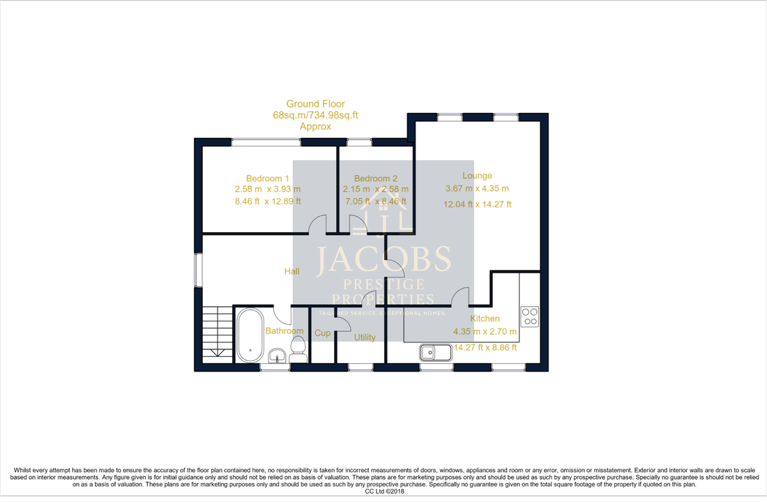 Floorplan for Longstone Way, Mansfield, Nottinghamshire
