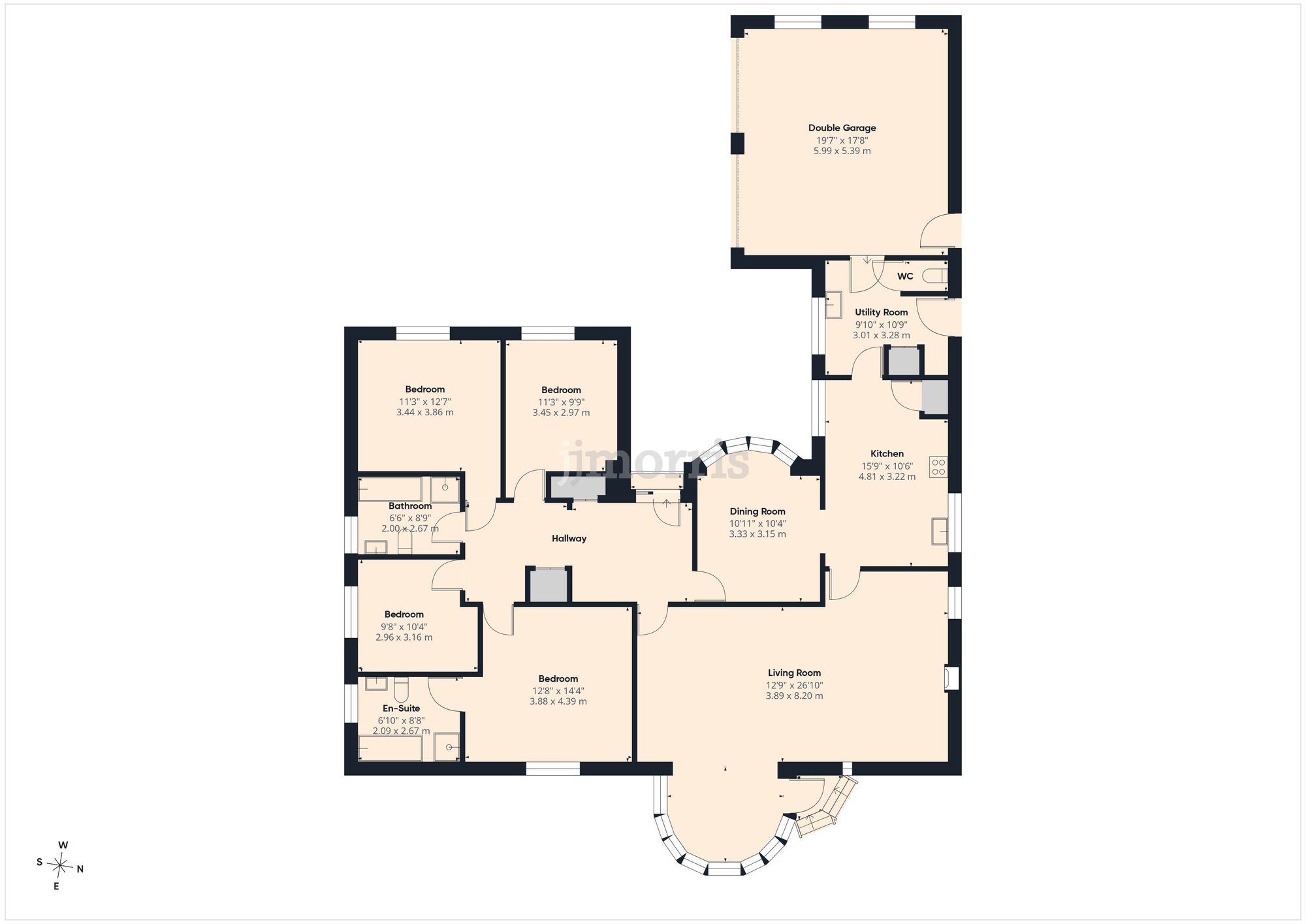 Floorplan for North Road, Whitland, SA34