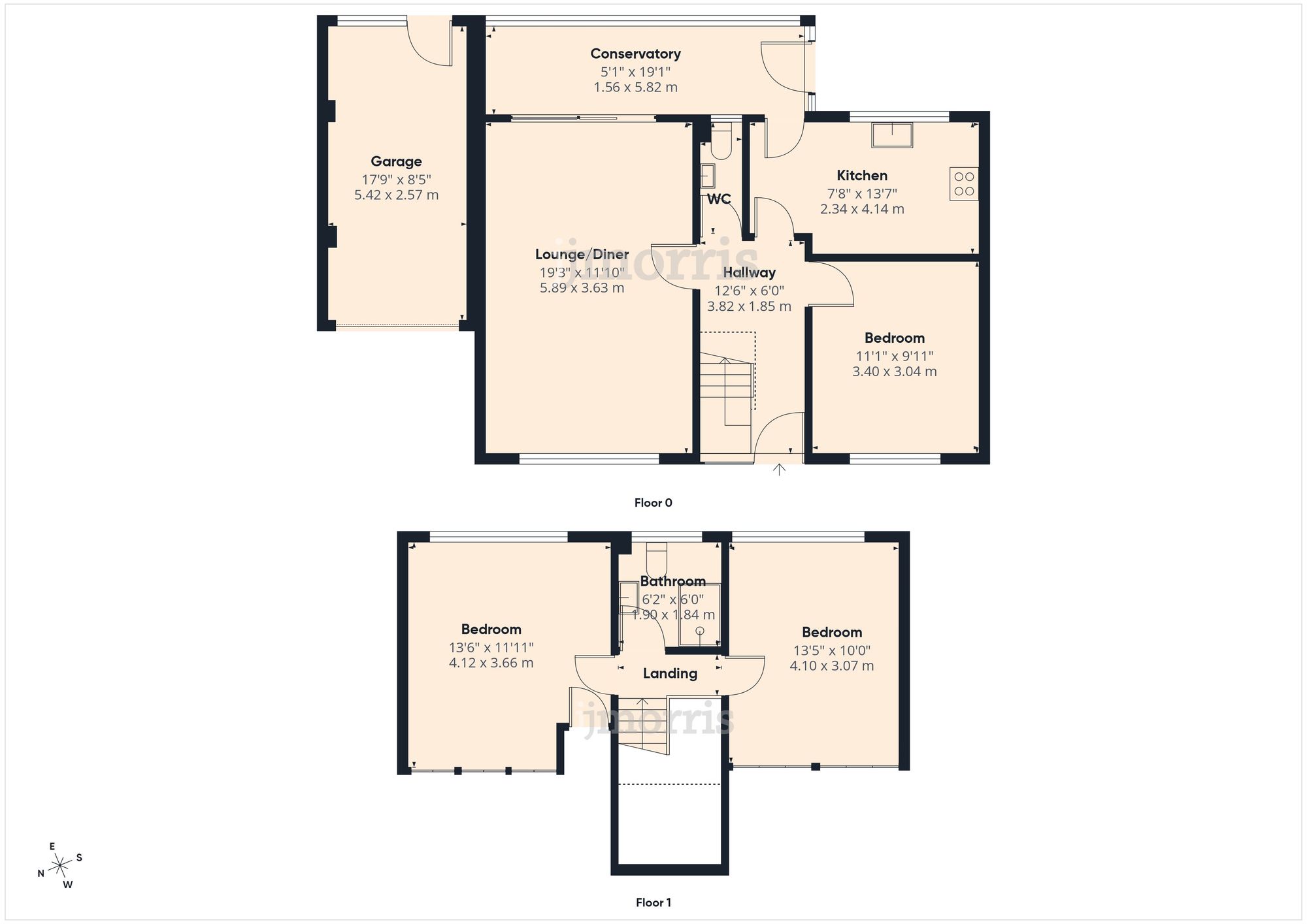 Floorplan for Manor Daf Gardens, St. Clears, SA33