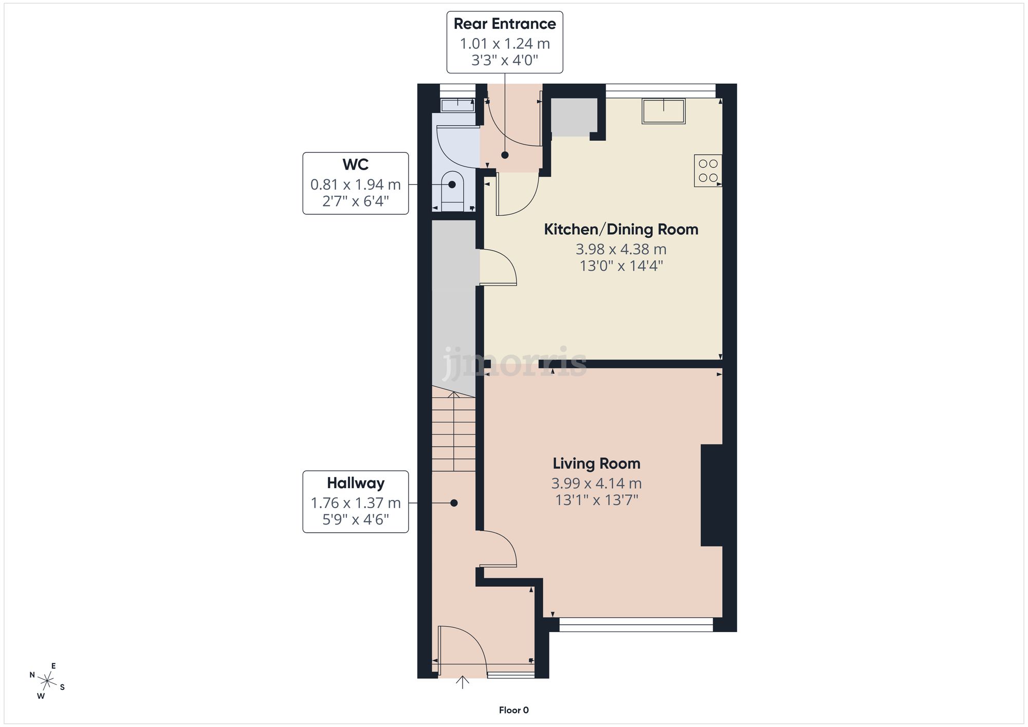 Floorplan for Felin Ban Estate, Cardigan, SA43