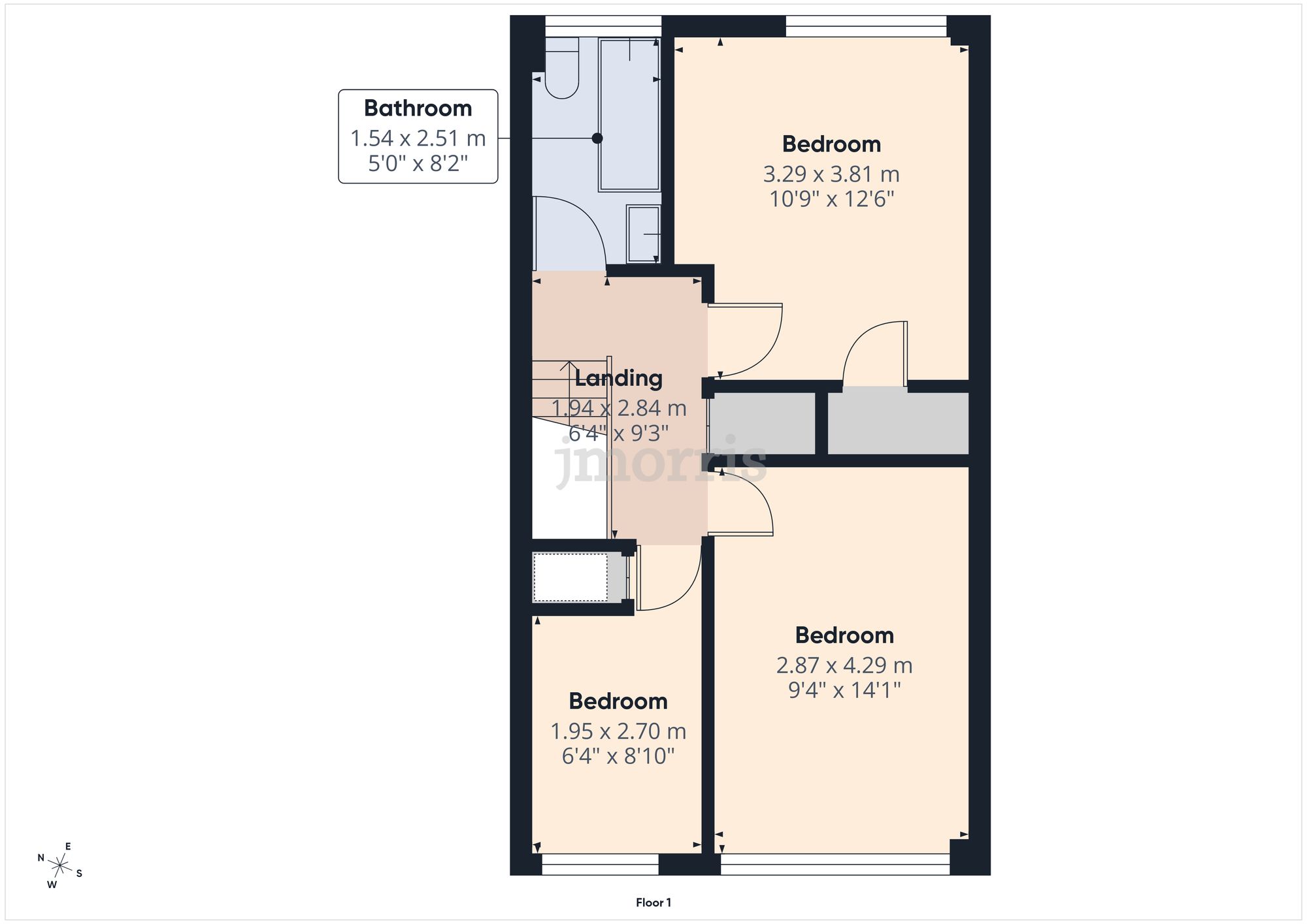 Floorplan for Felin Ban Estate, Cardigan, SA43