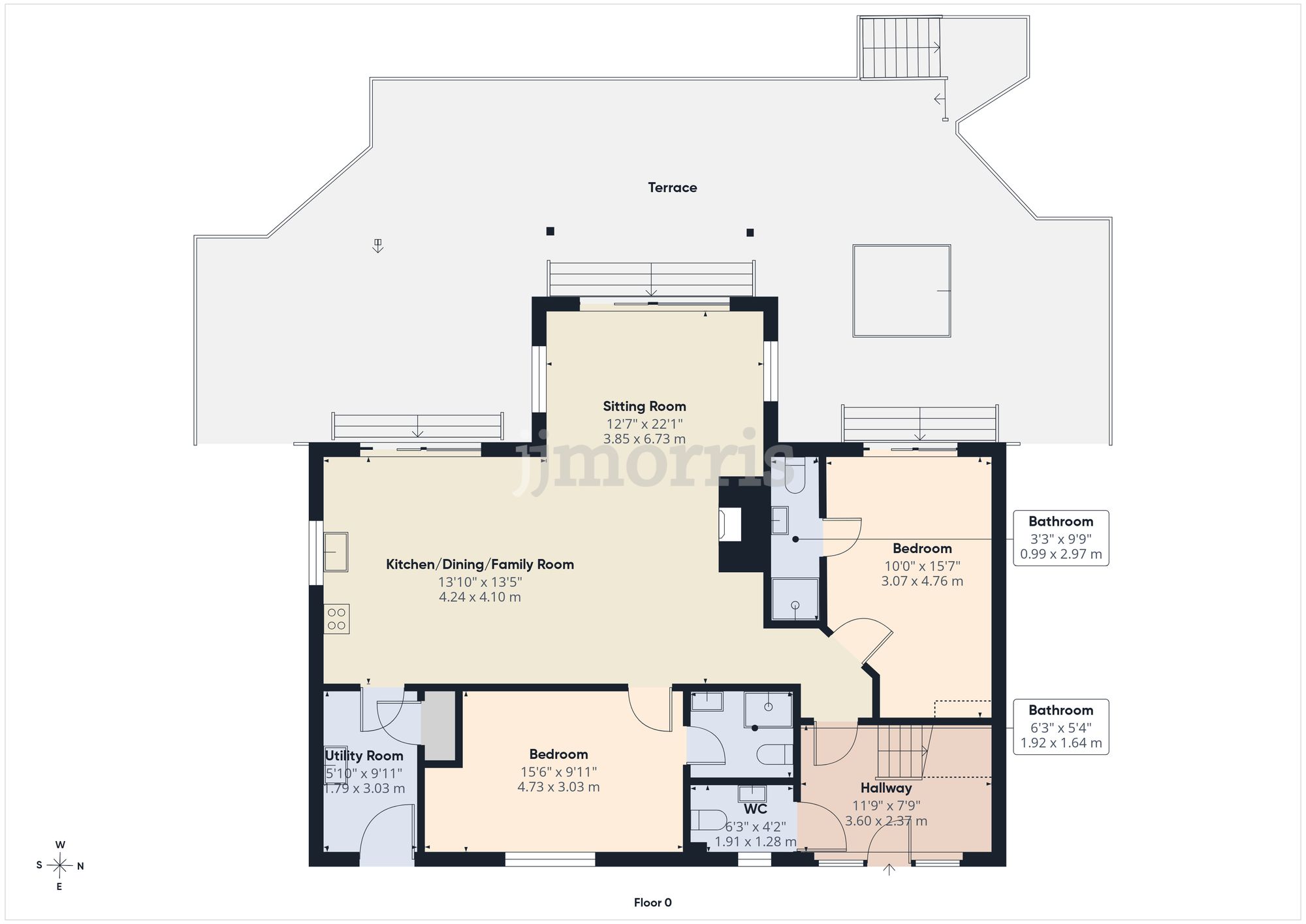 Floorplan for Gwbert, Cardigan, SA43