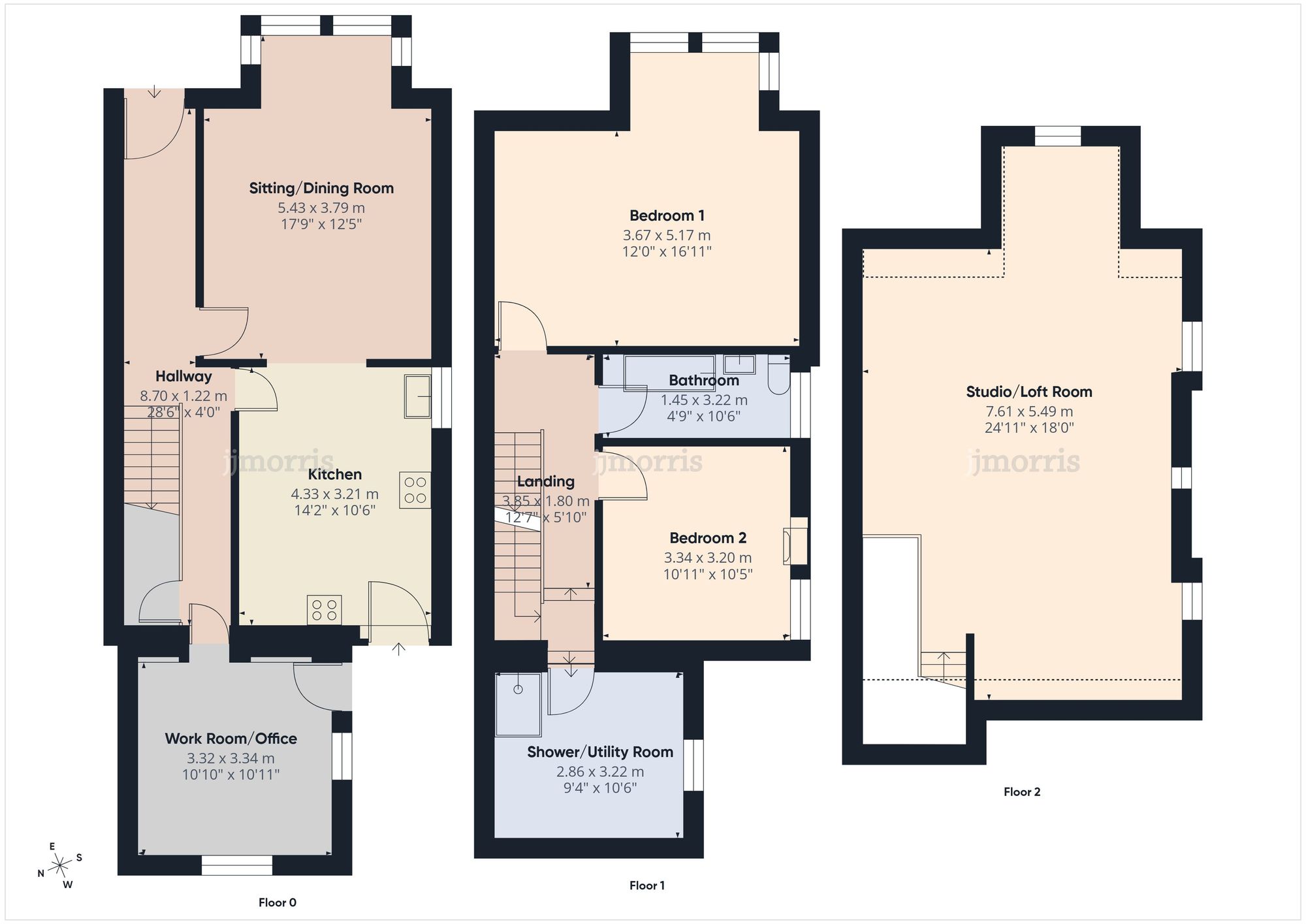 Floorplan for New Hill, Goodwick, SA64