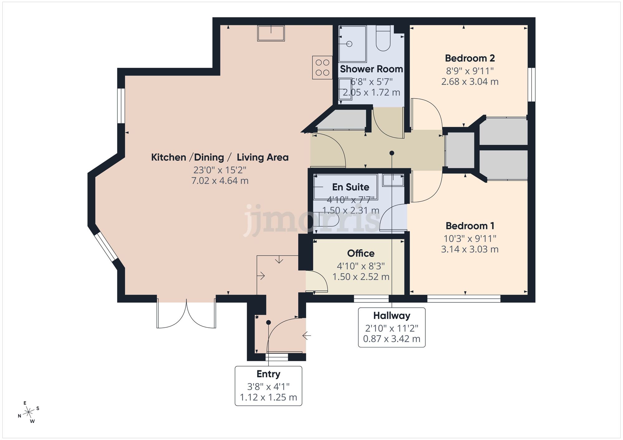 Floorplan for St. Nons Close, St. Davids, SA62