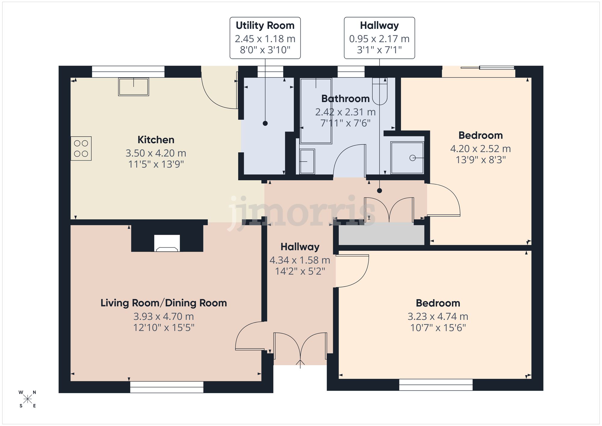 Floorplan for Cwm Cou, Newcastle Emlyn, SA38
