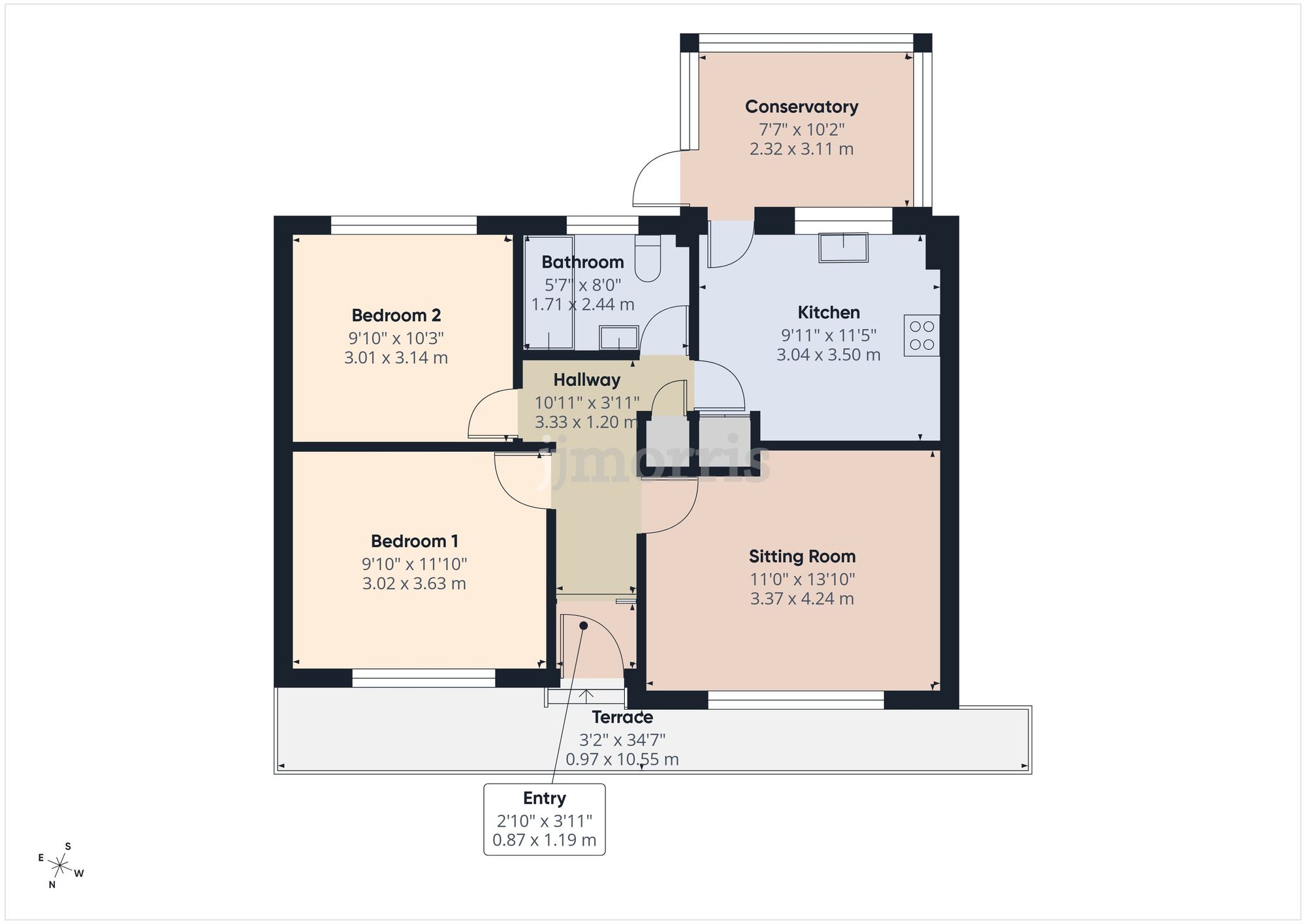 Floorplan for Heol Dewi, Fishguard, SA65