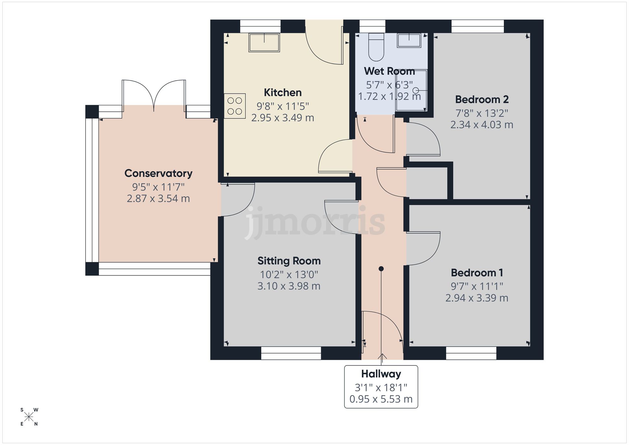 Floorplan for Parc Loktudi, Fishguard, SA65