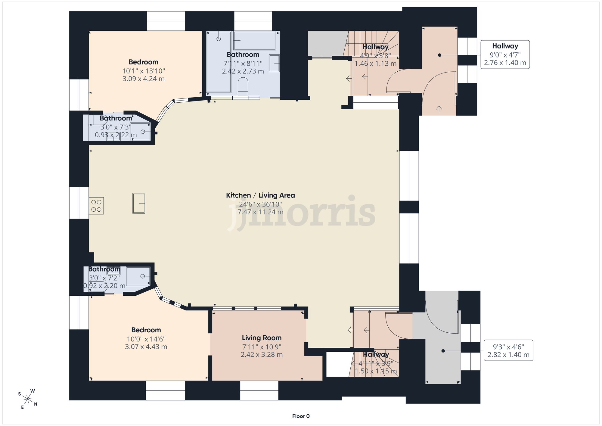 Floorplan for Tower Hill, Fishguard, SA65